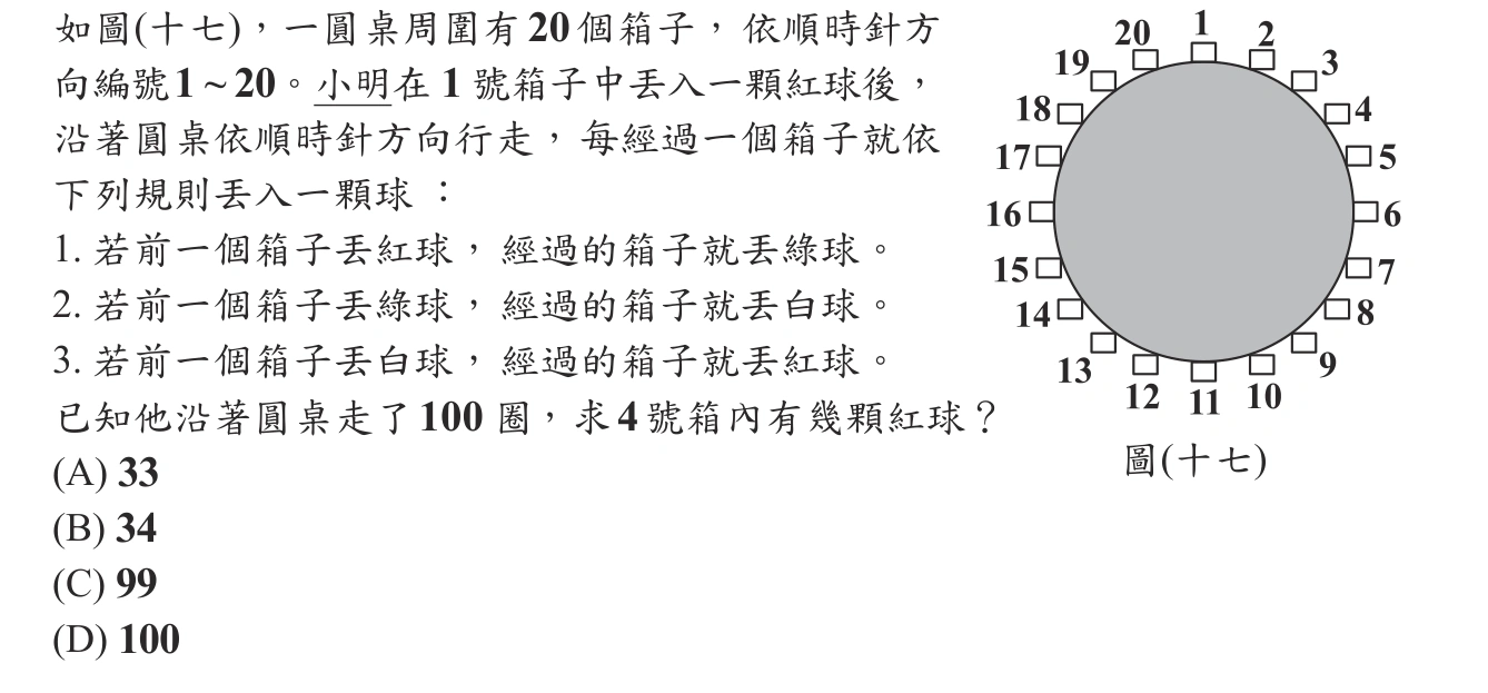 101年會考數學第28題