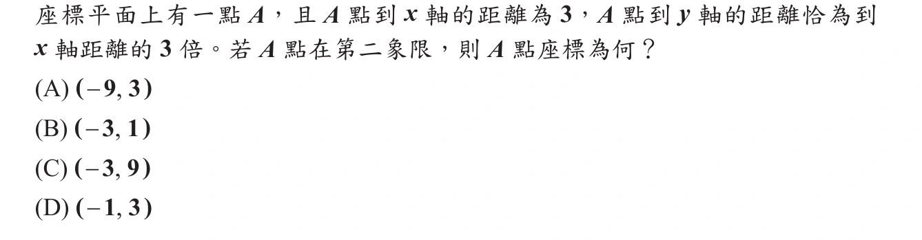 102年會考數學第11題