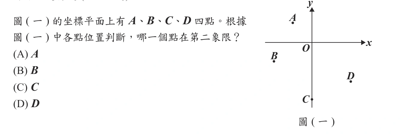 110年會考數學第1題