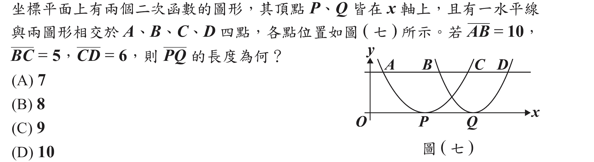 112年會考數學第14題